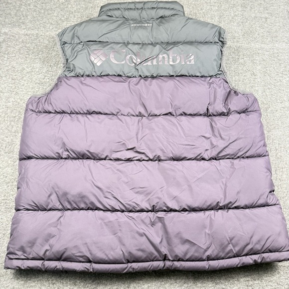 Columbia Puffer Vest Mens XL Pike Lake Purple Omni Heat Puffy Hiking Warm Winter - Picture 14 of 15